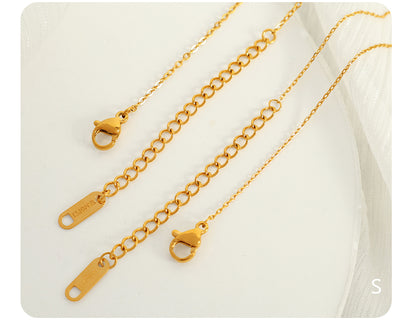 Classic 18K Gold Plated Tassel Pendant Necklace