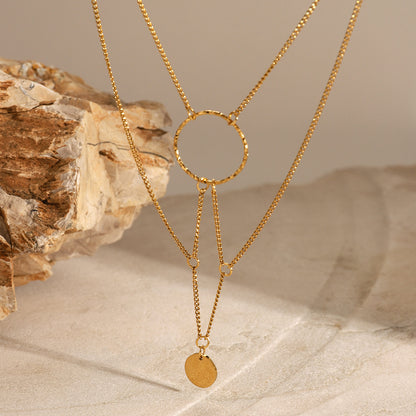 Kathryn Elegant 14K Gold Plated Necklace