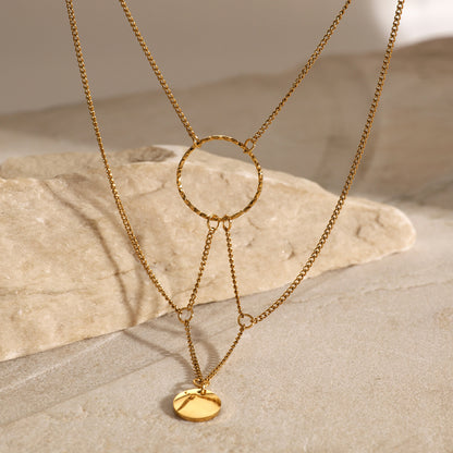 Kathryn Elegant 14K Gold Plated Necklace