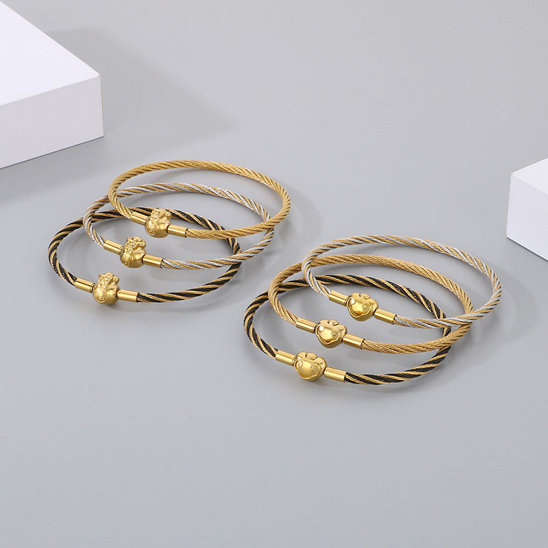 Minimalist Lucky Bag Bangle