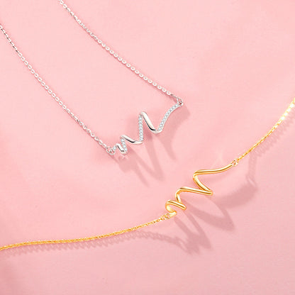 Serena Waves Pendant Necklace