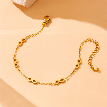 14K Gold Plated Infinity Bracelet