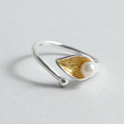 Belle Leaf Open Rings