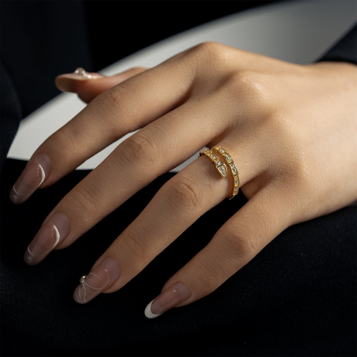 Ivy Snake Ring